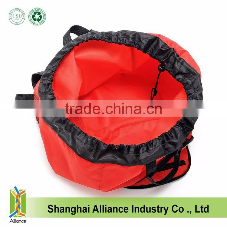 Factory audit custom eco-friendly school sport backpack drawstring bag