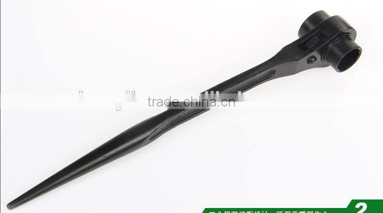 Berrylion Rat-Tail Ratchet Wrench 24-27 Ratchet Wrench Black Rat-tail Wrench