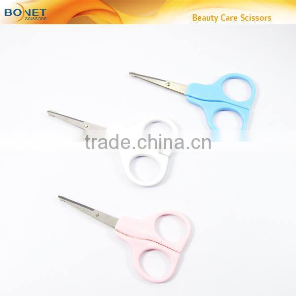 S94002/A/C CE qualified 3-7/8" colorful safety baby tool scissors set