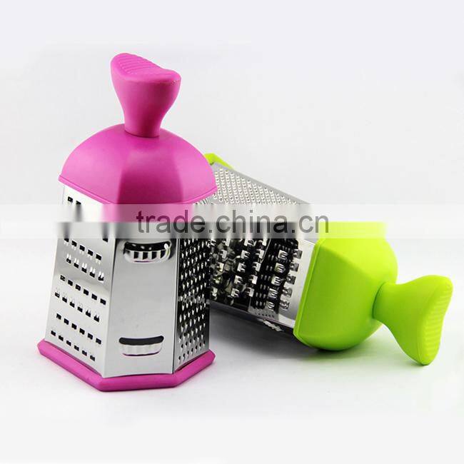8 inch 6 faces big head grater for slicer cutter julienne 6 in one kitchen vegetable tools