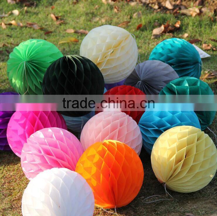 DIY Tissue Paper Honeycomb Balls Wedding Party Decoration Honeycomb Ball