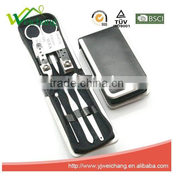 WCJ957 Stainless Steel Personal Manicure Kit Hot Sale Manicre set for Man