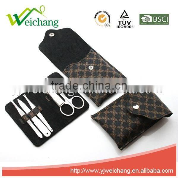 WCJ975 Stainless Steel Grooming Kit Multiple Nail Nursing Tools Girl Manicure Pedicure Set