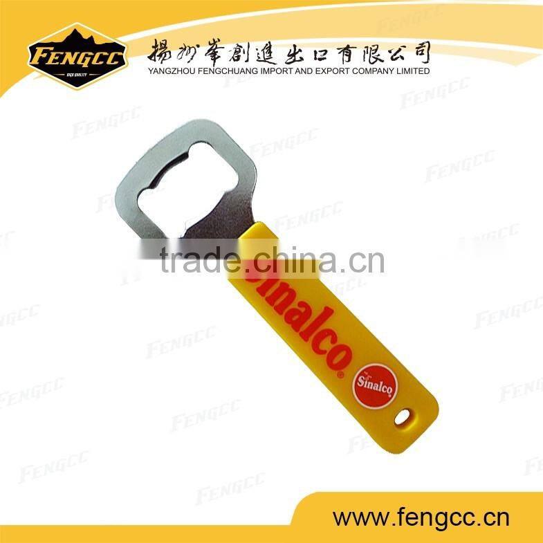 Promotion customized plastic handle bottle opener for beer bottle