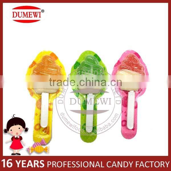 Halal Fruity Handmade Ice Cream Jelly Lollipop Candy