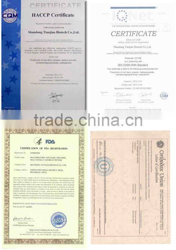 Non dairy coffee creamer manufacturer