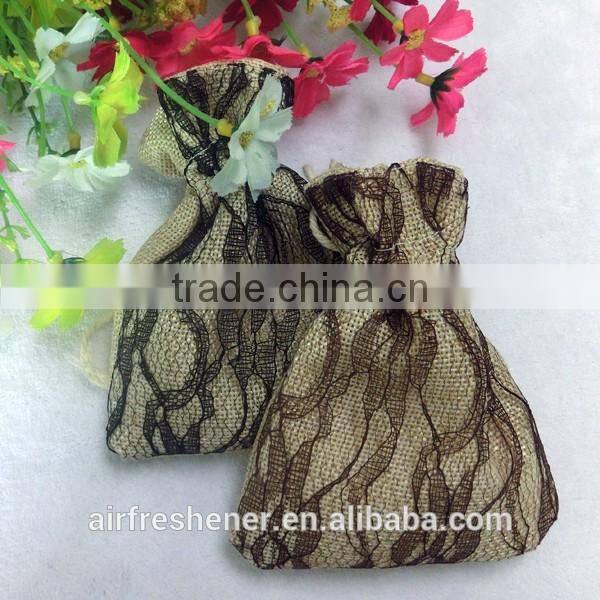 Lace style linen aroma sachet, scented sachet with good smell