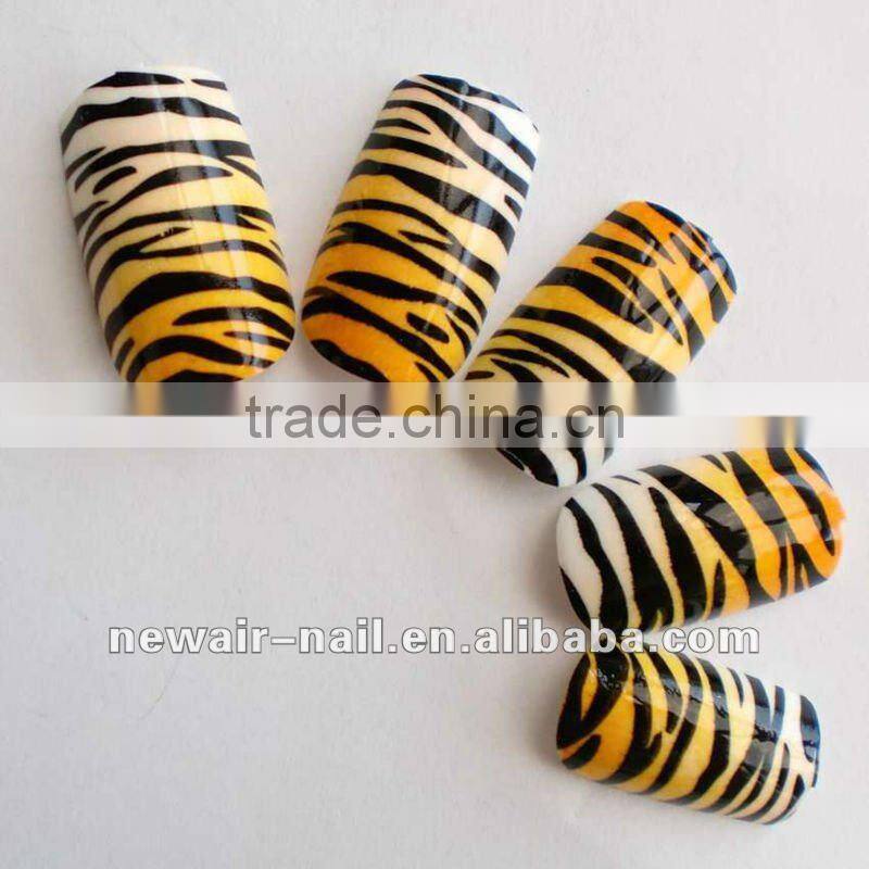 ANIMAL PATTERN NAILS& METALIC ART NAILS TIP