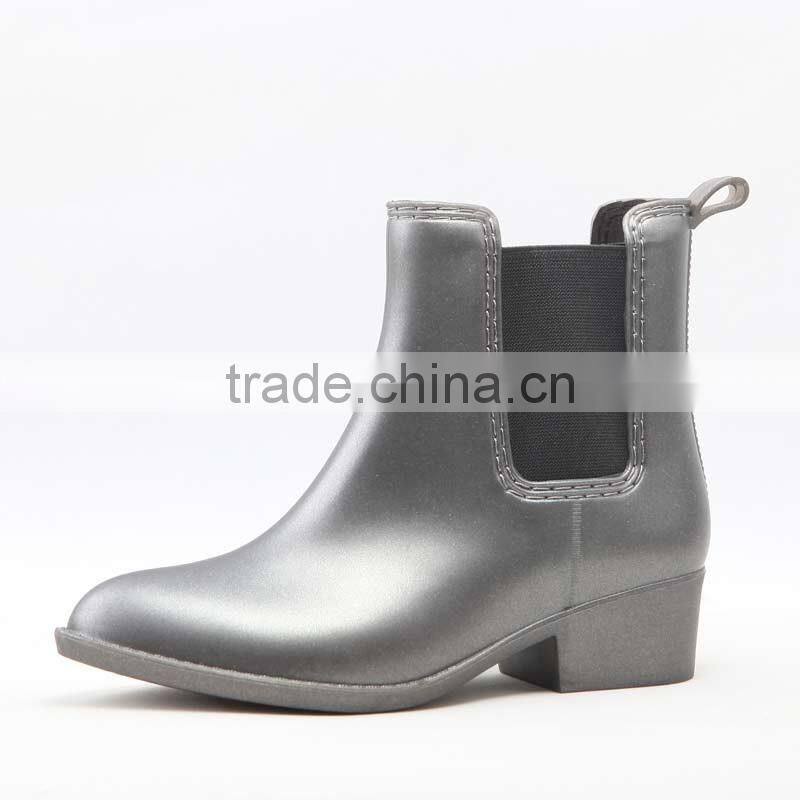 new design low heel pointed toe waterproof chelsea shoes for women factory