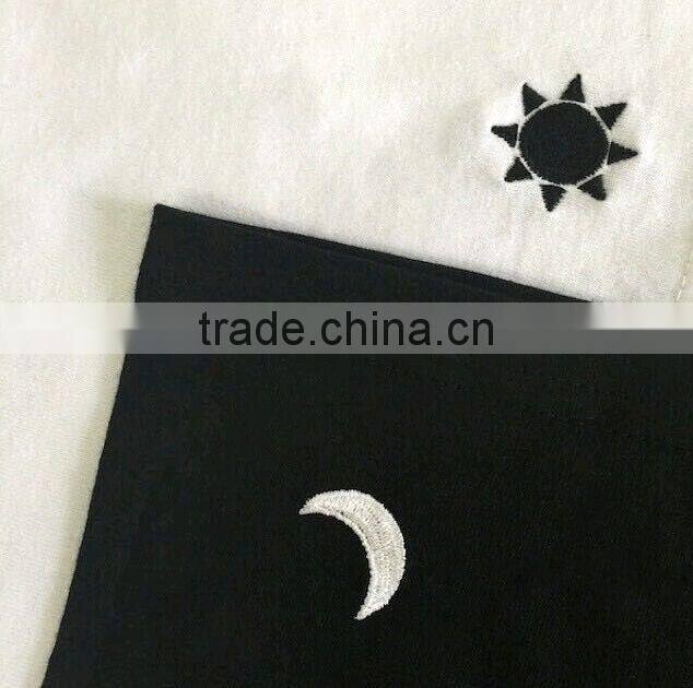 classic black white t shirt