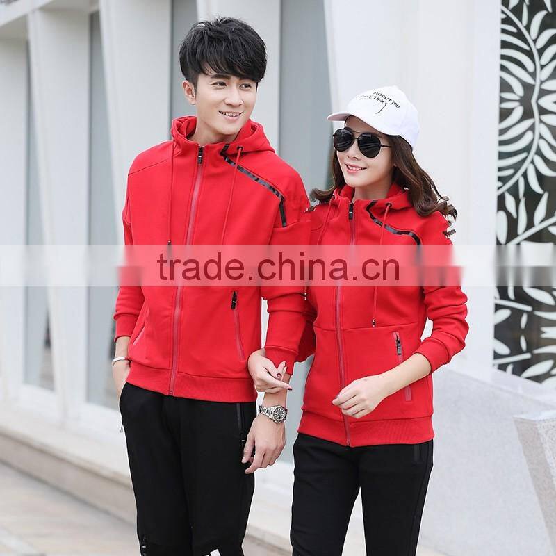 Hot sale Couples sports suit/custom tracksuit for men and women