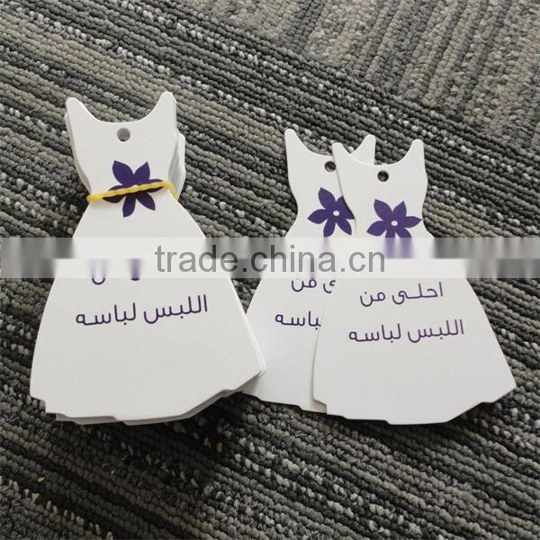 2016 customized direct factory wholesafashionable jeans swing tags hang tags with competitive price