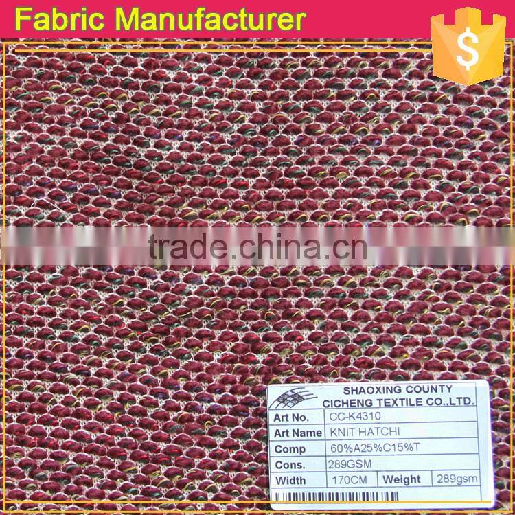 2015 CICHENG WHOLESALE fashion sweater Y/D hatchi fabric