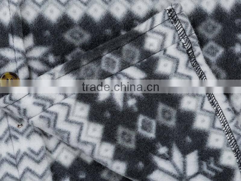 Custom factory warm fashion clothing long sleeve coat women