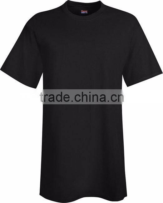 Men's longline t shirt printing custom wholesale china blank t shirt