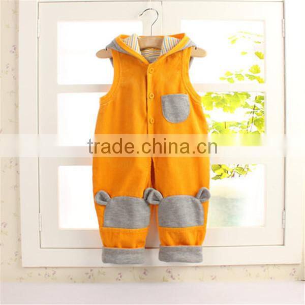 fashion sleeveless newborn baby clothing custom