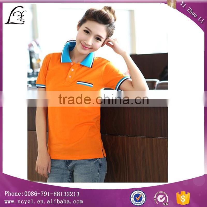 Custom China wholesale good quality polo t shirt factory women
