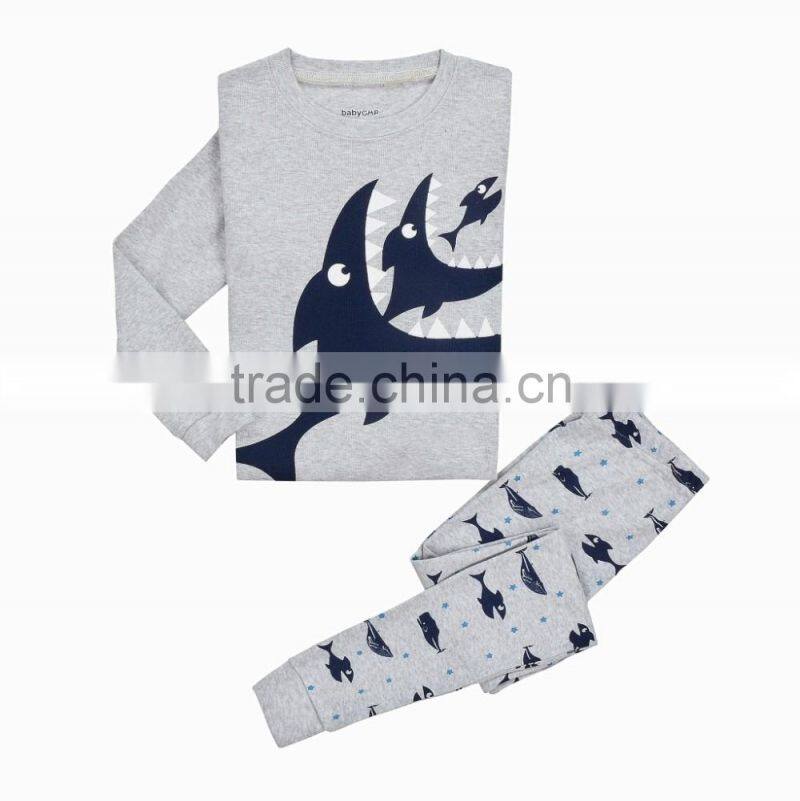 S15864A High Quality Wholesale Children Organic Cotton Pajamas Sleepwear