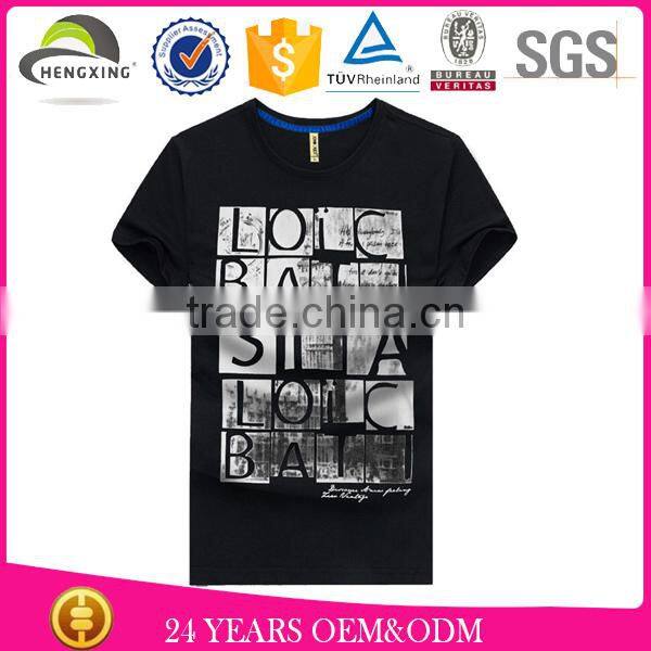 95% cotton 5% elastane t shirt custom t shirt with wholesale price