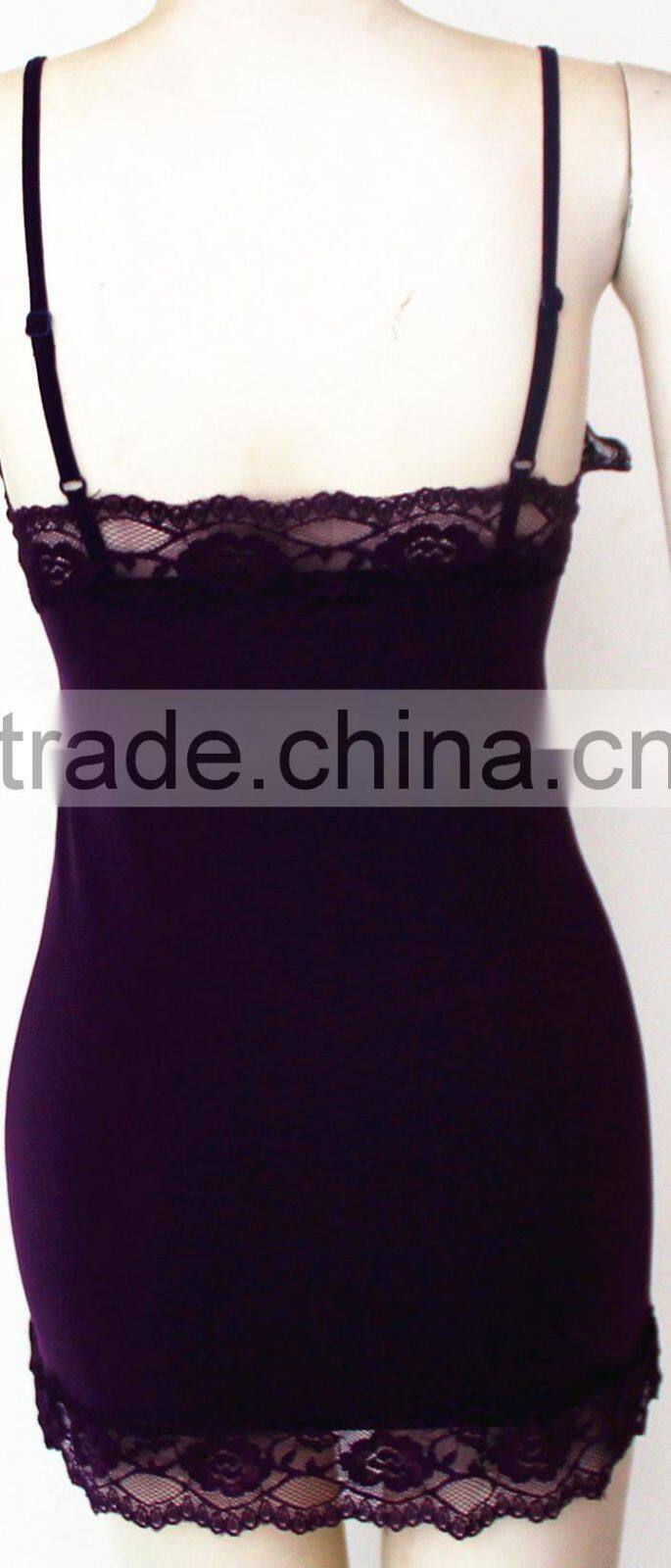 Seamless sexy spandex lace dresses for women