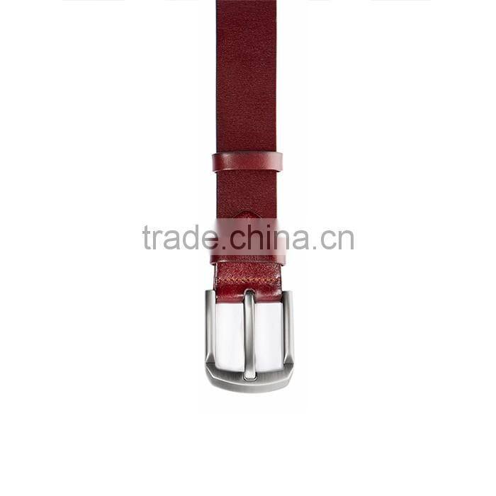 Classical Genuine Leather Men's Belt Adjustable Pin Buckle Men Belt Leather TGM327