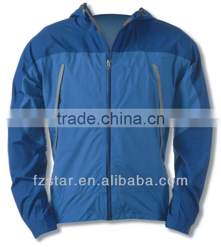 OEM service men 100% nylon lightweight waterproof breathable jacket NA012