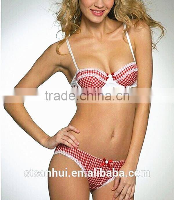sexy net bra and panty new design OEM factory price shantou