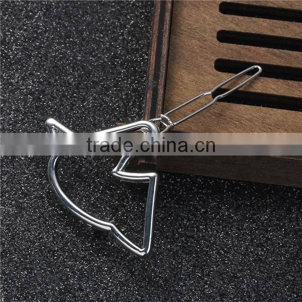 Hair Accessories Unicorn Silver Tone Hairpin For Lady