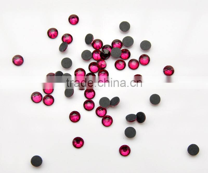 flat back glass rhinestones hot fix
