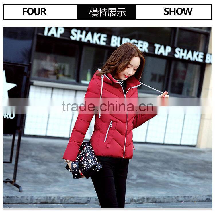 Women 2017 New Parka Casual Outwear Military Hooded