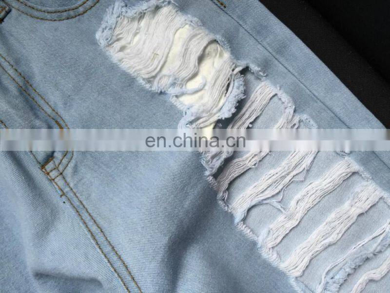 A Forever Fairness Loose Straight Holes Pants Nine New Fashion Jeans Pants,Latest Design Jeans Pants