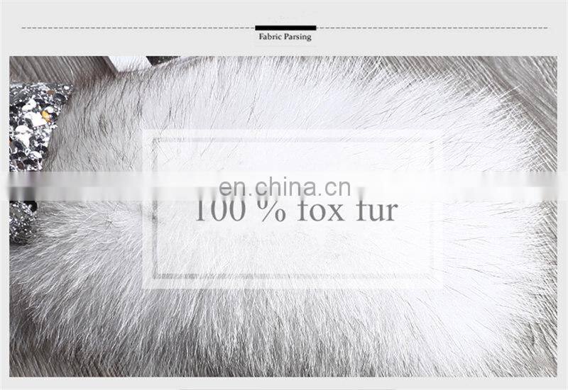 Hot Selling Popular Scarf Factory Price High Quality Genuine Fox Fur Shawl Fur