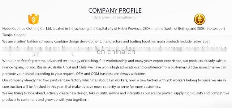 Manufacturer Promotional High Quality Woman Fancy Coat