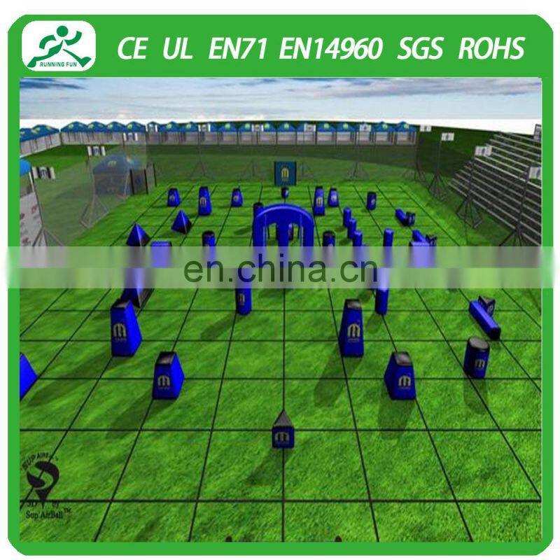 32 pcs/set wholesale obstacle inflatable paintball bunkers