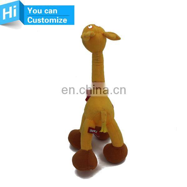 Professional custom soft animal giraffe stuffed plush toy