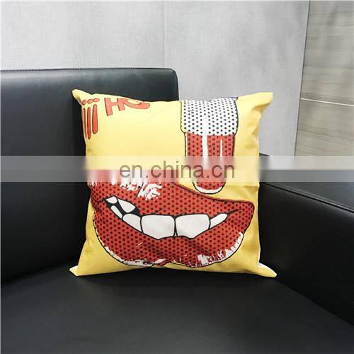American Vintage Style Custom Printed Cushion Cover
