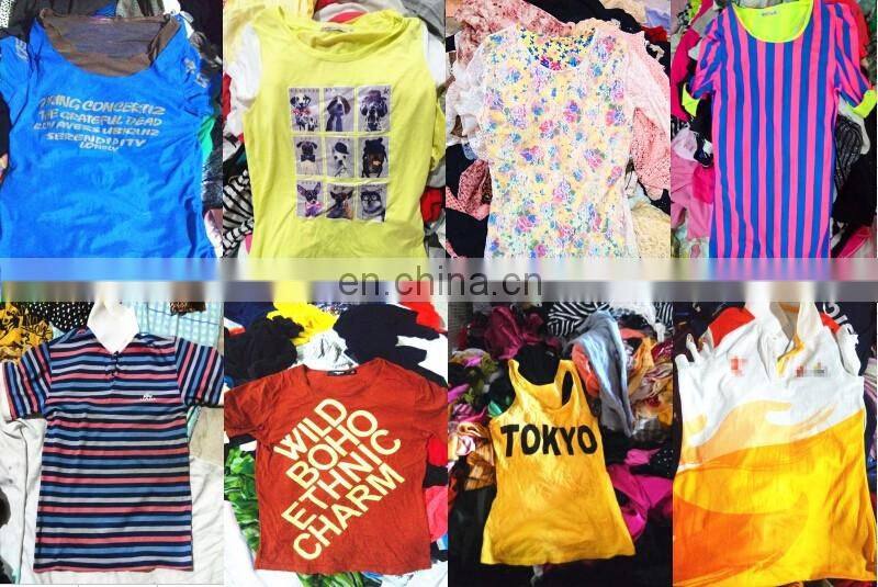 quality summer used clothing used clothes for men, used t shirt