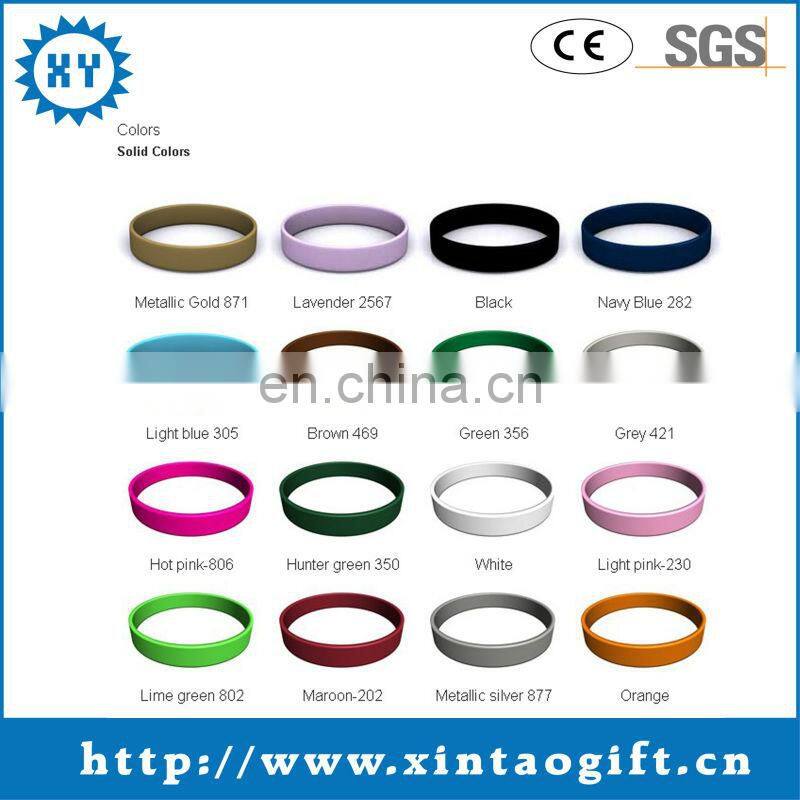 2017 New style wholesale silicone bracelet for souvenir