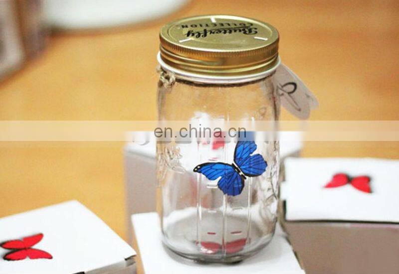 Artificial Wings Fluttering Butterfly Jar