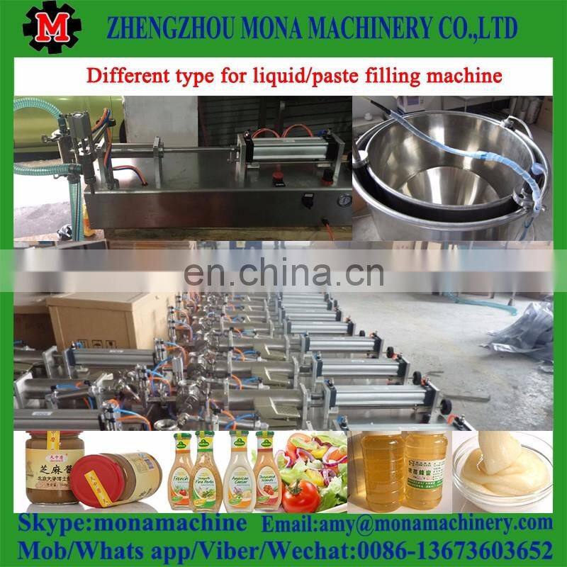 High quality Pneumatic Piston Cream/Paste Filling Machine/automatic hot sauce filling machine