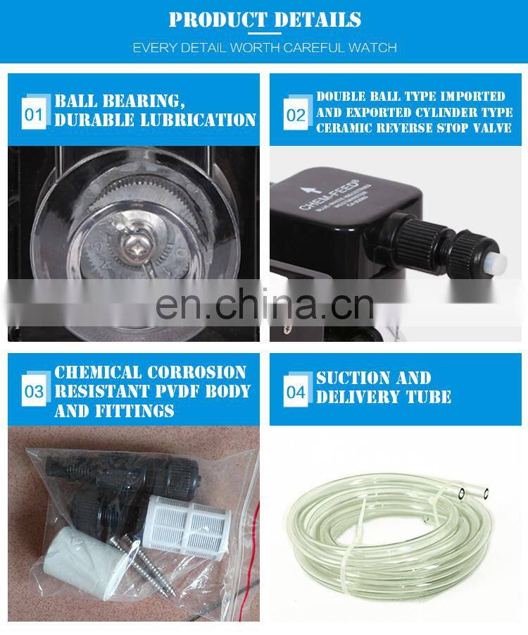 Swimming Pool Disinfect Chemical Liquid Usage Chemical Metering Pump