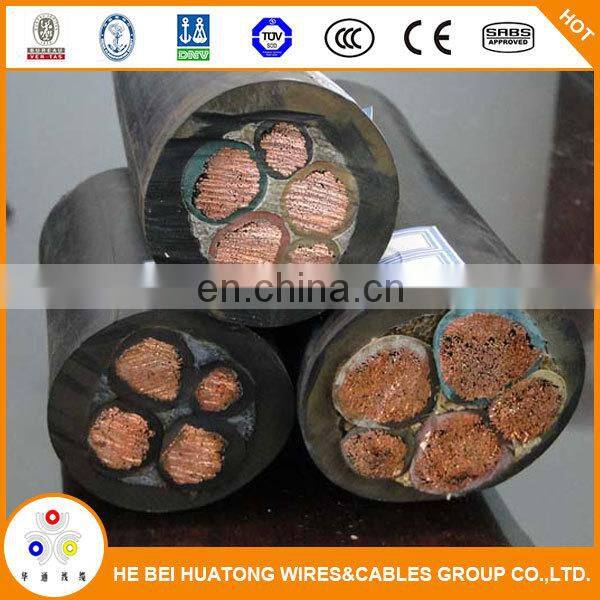 Hot sell flexible copper rubber insulated cable 3 core h07rn-f