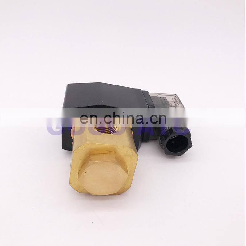 D16011 Normal open/close direct acting brass gas valve 0 pressure start 1/8" 1/4" BSP 1.5mm/2.5mm/4mm NBR 3/2 way solenoid valve
