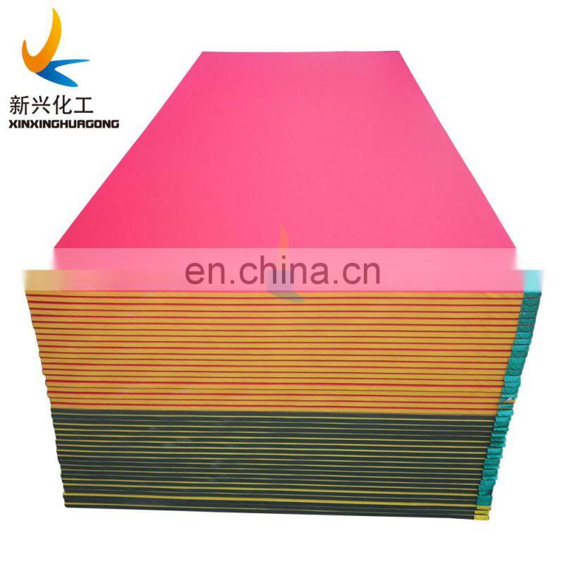 Mould Processed Industries hot sale green wear strip/uhmwpe rod/uhmwpe block