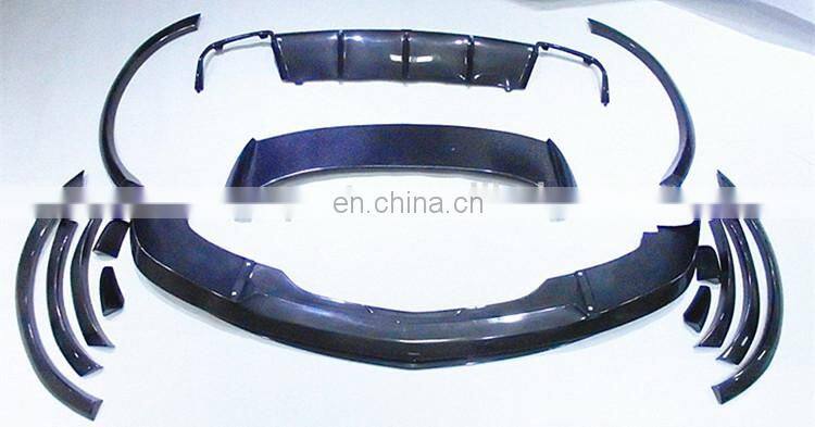 ML-CLASS W166 RZ Style Carbon Fiber Body Kit rear diffuser over fenders roof spoiler front lip for ML-CLASS w166