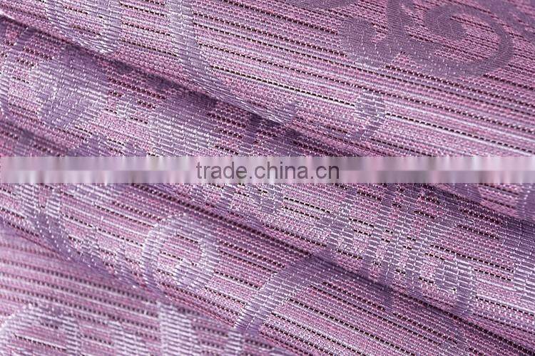 Blackout Coated Fiber Polyester Blended Window Cotton Curtain for living room