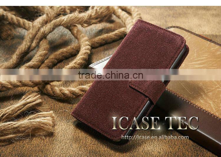 Popular leather cover for Galaxy S6, for Samsung S6 phone covers