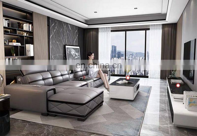 On Sales Fancy New Model 4 Seater Genuine Leather Sofa Living Room Furniture