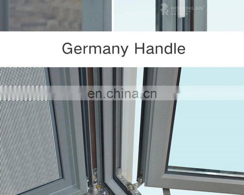 AS2047 Vinyl Glass Hurricane Proof  Casement Windows For Home