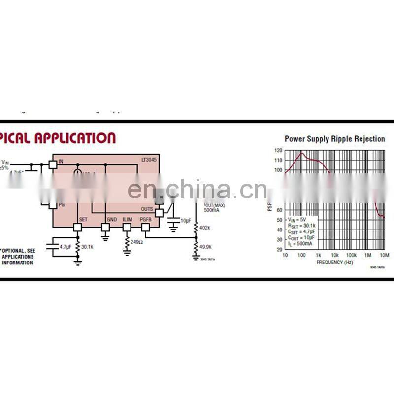 2PCS LT3045 1A Module Low Noise Linear RF Regulator Board Single Power Supply Module with Heat Sink